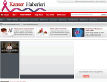 Tablet Screenshot of kanserhaberleri.com